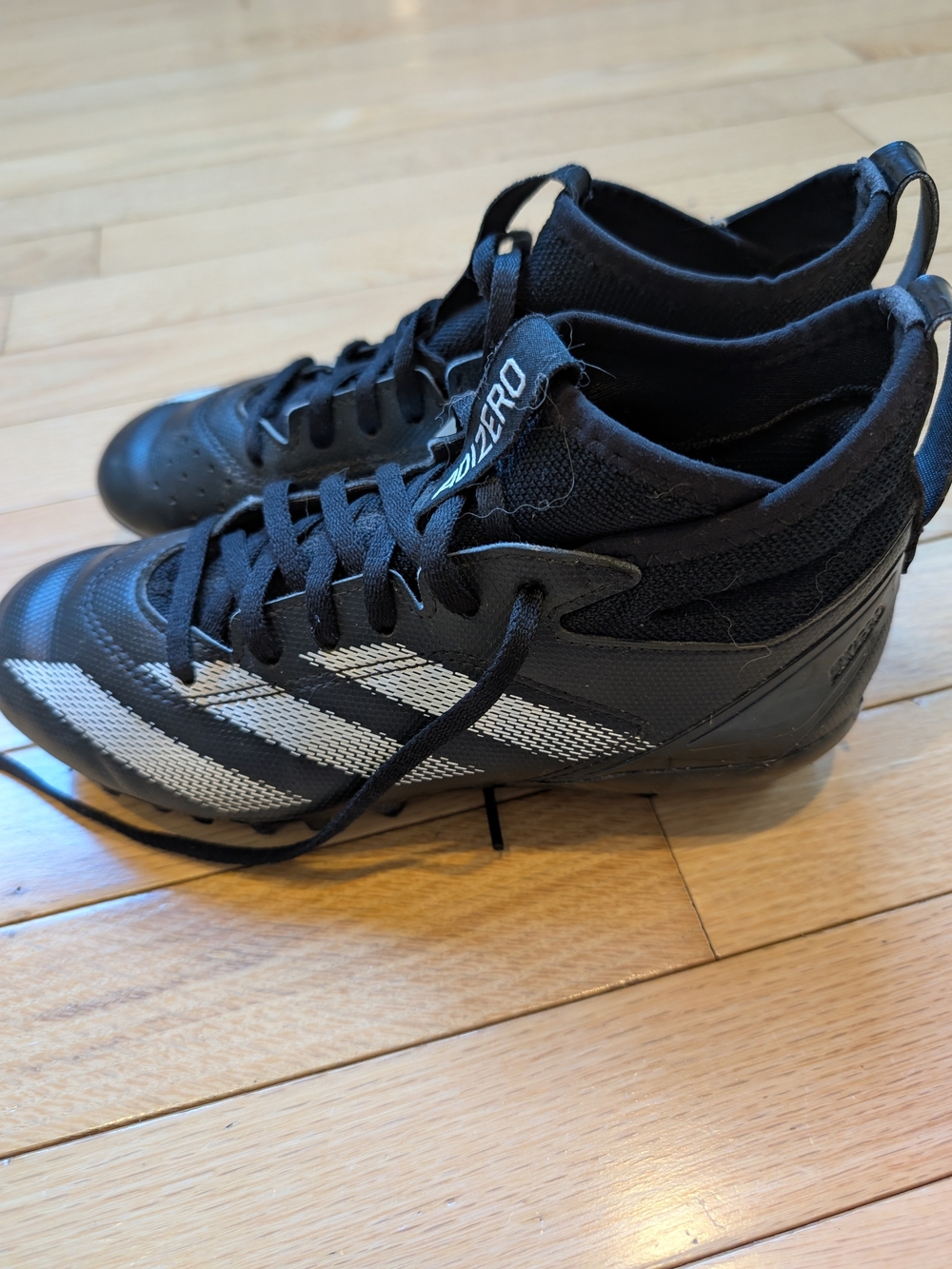 Boys Youth Adidas Football Cleats Black Size 4